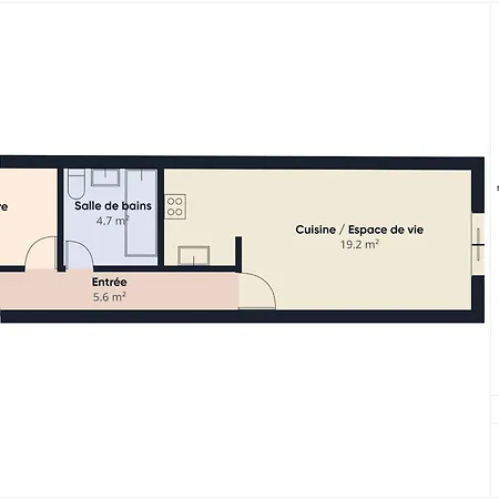 公寓 200m De La Grande Plage, 2 Adultes 2 Enfants 莱萨布勒-多洛讷